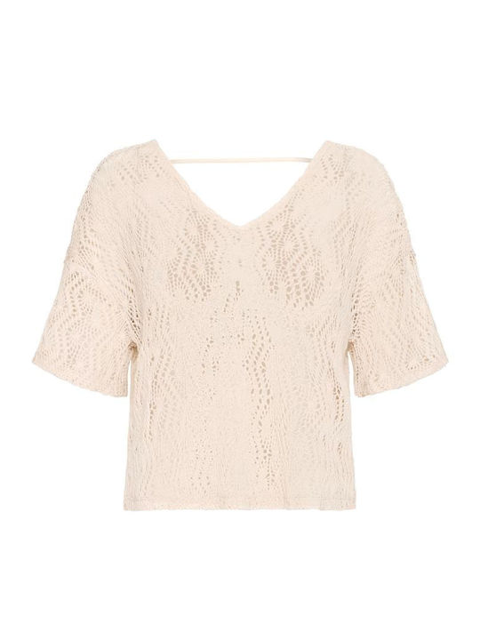 Women's Blouse Cotton Short Sleeve Birch