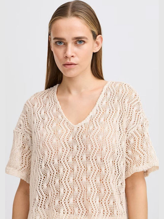 Women's Blouse Cotton Short Sleeve Birch