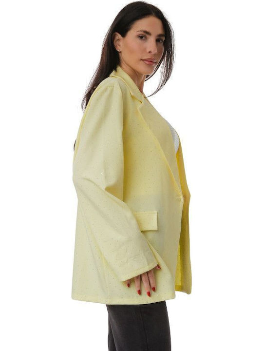 Silia D Женски Сако Yellow skk-25-2454 (ylw)