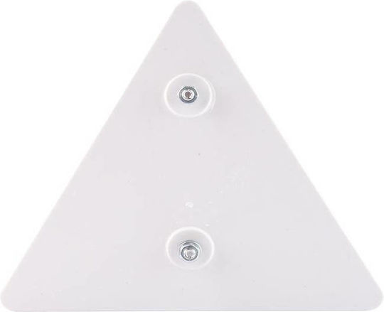 Set 2 Reflective Warning Triangles Trailers Red Color Size 15 X 15 Cm