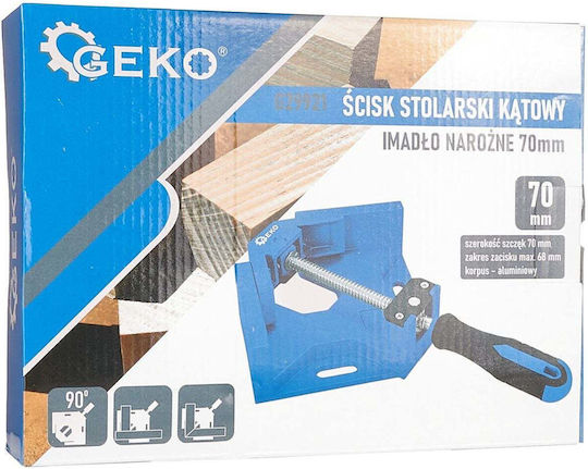 Geko G29921 Σφιγκτήρας Γωνιών με Μέγιστο Άνοιγμα 70mm