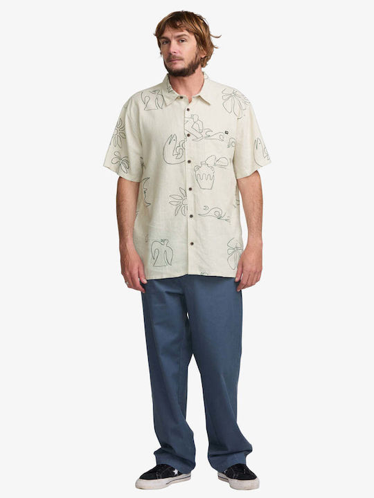 Together Short-sleeved Linen Shirt Chino