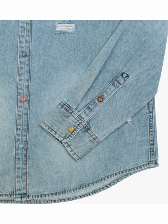 Long-sleeved Denim Shirt Jean