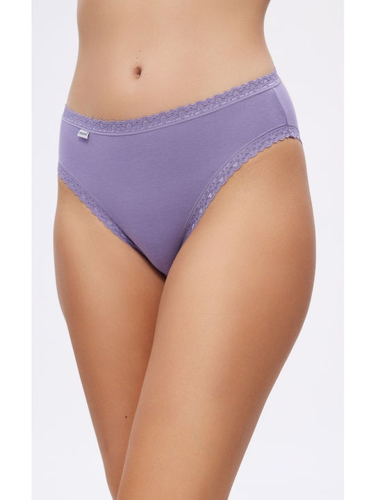 Βαμβακερά Γυναικεία Slip 3Pack Λιλα