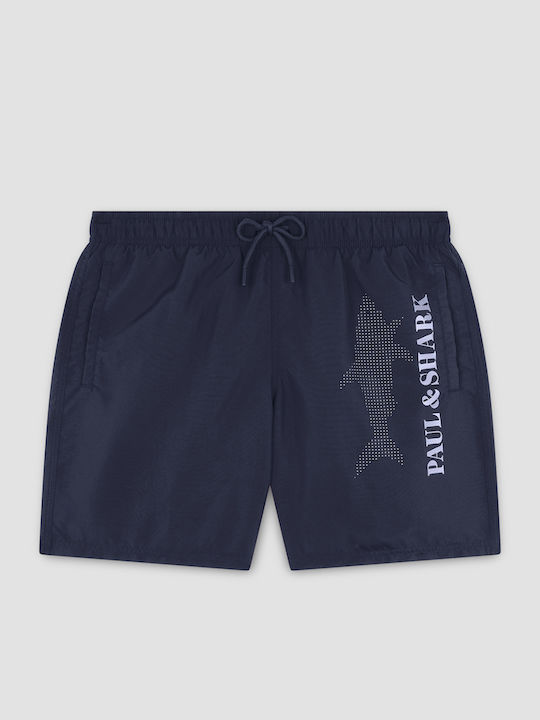 Men's Swimwear Shorts Blue with Patterns