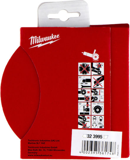 Milwaukee Δίσκος Κοπής Δομικών Υλικών 125mm