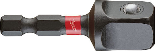 Milwaukee Adapter with Socket HEX and Output 1/2''