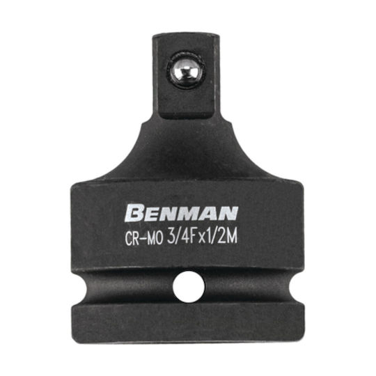Benman Adapter Pneumatic with Socket 3/4'' and Output 1/2''