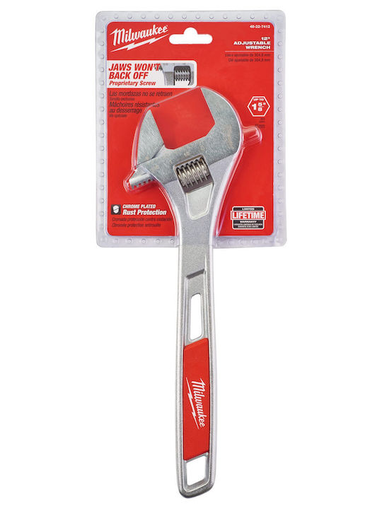 Milwaukee French Wrench with Adjustable Opening 38mm 300mm