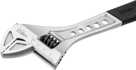 Neo Tools Französischer Schraubenschlüssel Länge 300mm mit einer Maulöffnung von bis zu 38mm