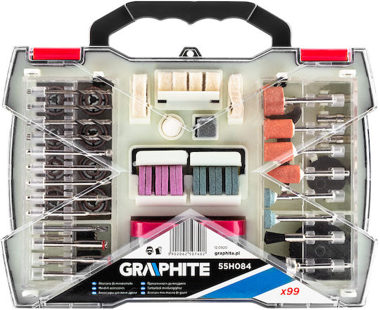 Graphite Σετ Εξαρτημάτων Πολυεργαλείων 99τμχ 55H084