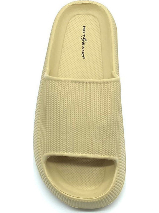 Women's Slides Beige
