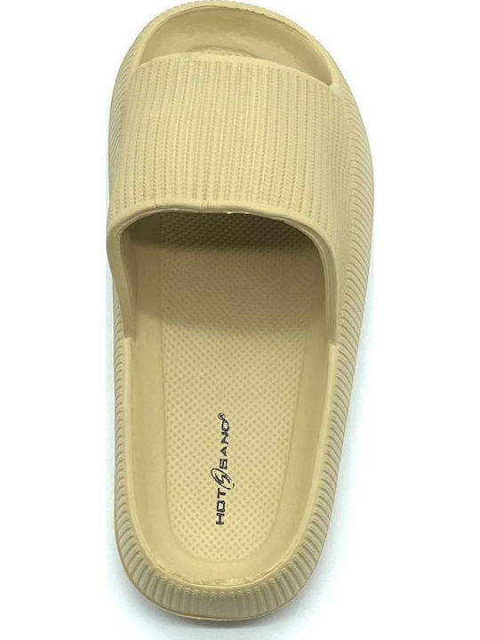 Women's Slides Beige