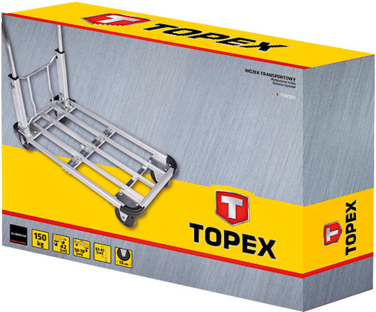 Topex Transport Trolley 79R300 Foldable for Weight Load up to 150kg