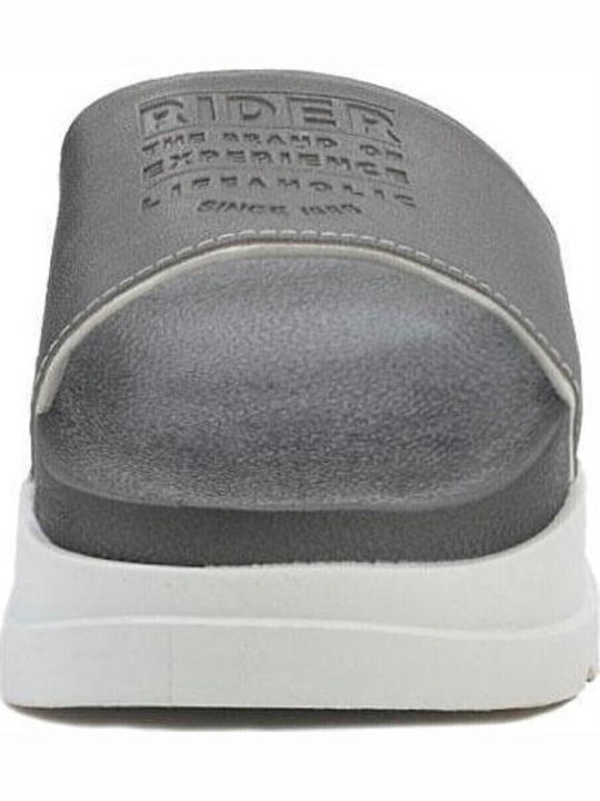 Women's Platform Flip Flops Silver