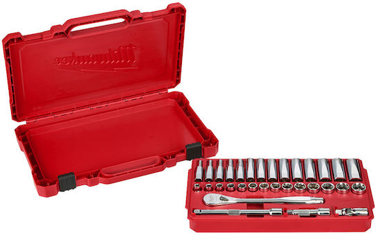 Milwaukee Set Ratchet 3\8" 32pcs