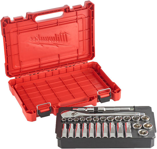 Milwaukee Set Ratchet 1\2" 28pcs