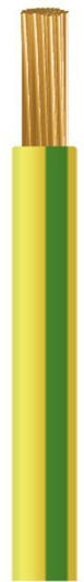 Eurolamp Power Cord Type NYAF With Cable Properties 1x25mm² In Green Colour 1m
