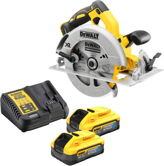 DEWALT DCS570H2T Circular Saw 18V 2x5Ah