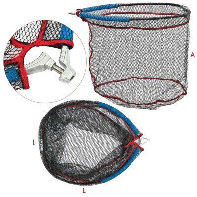 Folding Fishing Landing Net 4050 Float Eco Mesh 40 x 50 x 40 cm Oval Shape