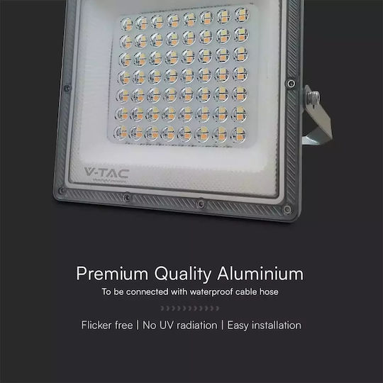 V-TAC Στεγανός Προβολέας LED 50W Ρυθμιζόμενο Λευκό IP65