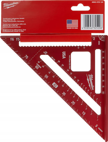 Milwaukee Carpenters Angle Ruler 18cm / Machinists