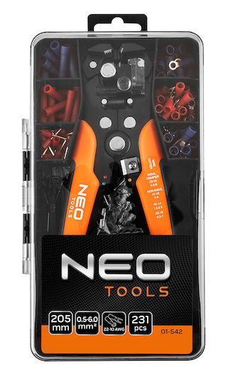 Neo Tools Αυτόματος Απογυμνωτής Καλωδίων με Μήκος 200mm