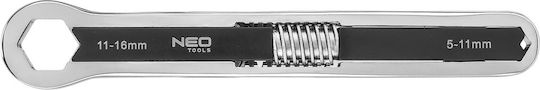 Neo Tools Dublu Cheie poligon Drept Dimensiune 5x16mm