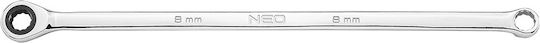 Neo Tools Σετ 6 Μονά Κλειδιά Πολύγωνα με Μηχανισμό Καστάνιας
