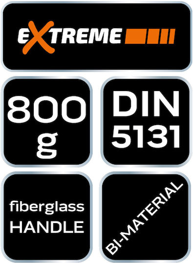 Neo Tools 27-121 Τσεκούρι Σχισίματος Βάρους 800gr με Λαβή Fiberglass