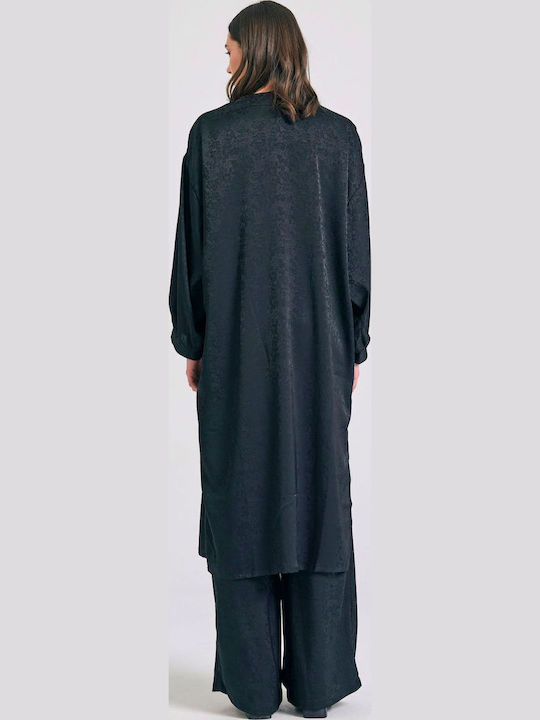 Damen Kimono Schwarz