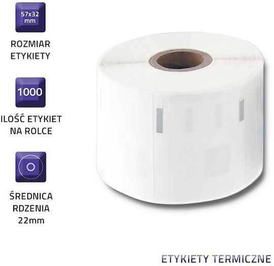 Niimbot 90 Autocolante Autoadezive pe Rolă pentru Imprimantă de Etichete 13x35mm 90buc