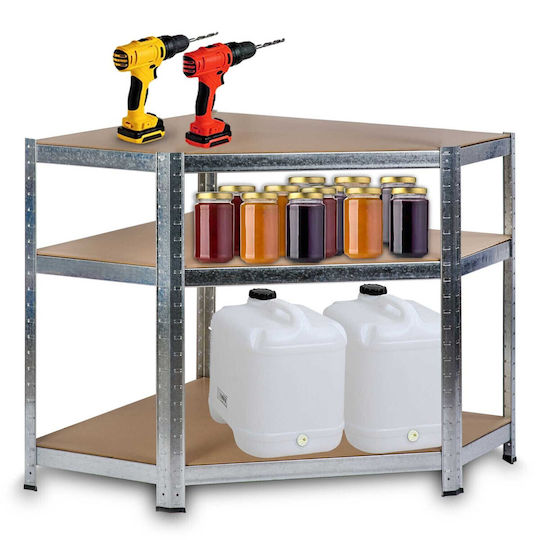 Humberg Γωνιακές Ραφιέρες Dexion Γαλβανιζέ 90x40x180εκ. με 6 Ράφια Συνολικής Αντοχής 1050kg 5τμχ