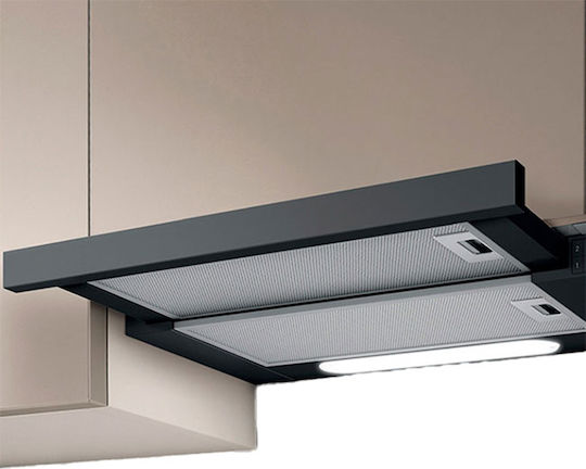 Elica Elite 14 Plus BL/A/60 Sliding Vent Hood 49.8cm Black
