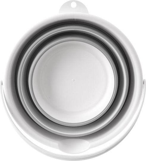 Orion Pliabil Găleată Din plastic Capacitate 12lt Gri
