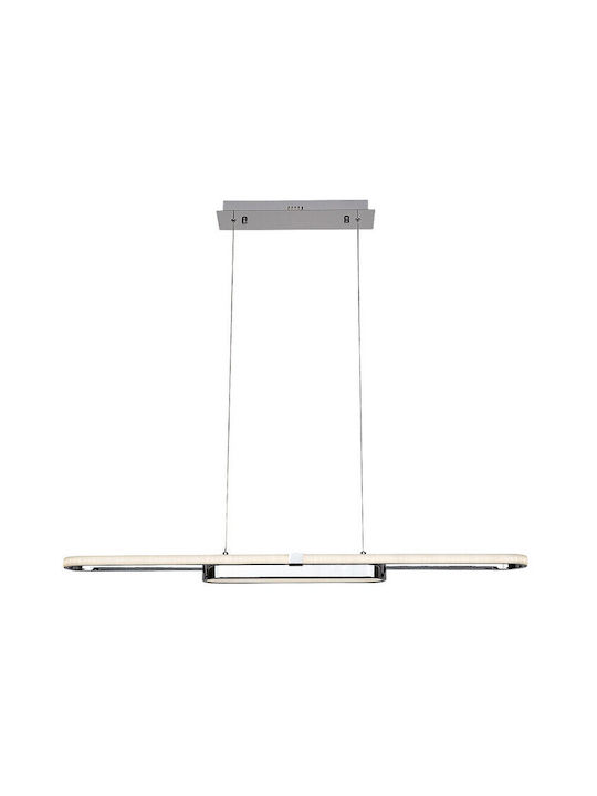 Rabalux Adjustable Pendant Light Silver Rail