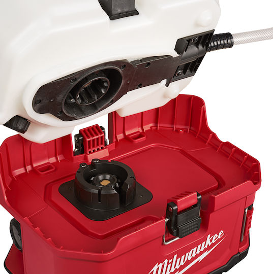 Milwaukee M18 BPFP-WST Pressure Sprayer 18V Solo Battery with Capacity 15lt in White color