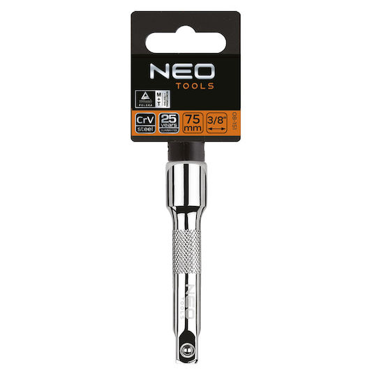 Neo Tools Προέκταση Καστάνιας Αέρος με Καρέ 3/8" / 1/4" και Μήκος 75mm