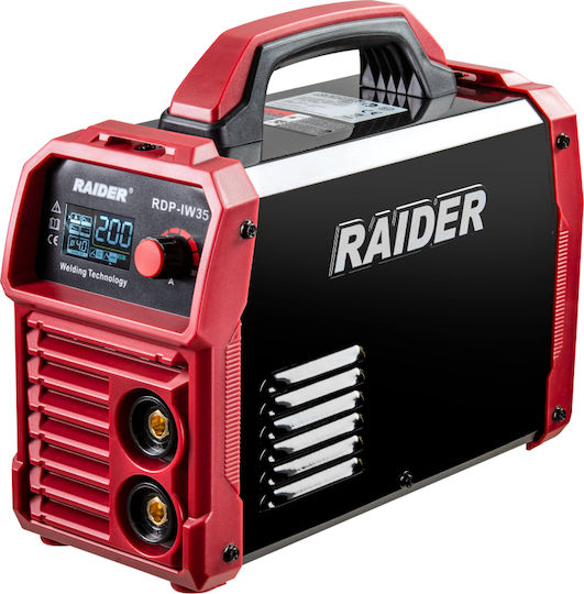 Raider Ηλεκτροκόλληση Inverter MMA με Μέγιστο Ρεύμα Συγκόλλησης 200A