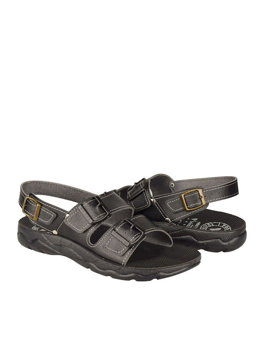 Herrensandalen in Schwarz Farbe
