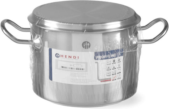 Hendi Profi Line Stainless Steel Pressure Cooker Capacity 10lt with Diameter 28cm and Height 17cm.