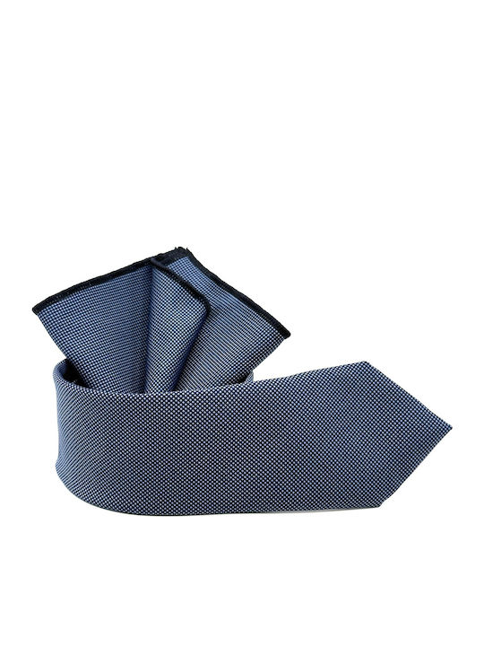 Legend Accessories Set de Cravată pentru Bărbați Tipărit în Culorea Albastru Legend Accessories Set de Cravată pentru Bărbați Tipărit în Culorea Albastru