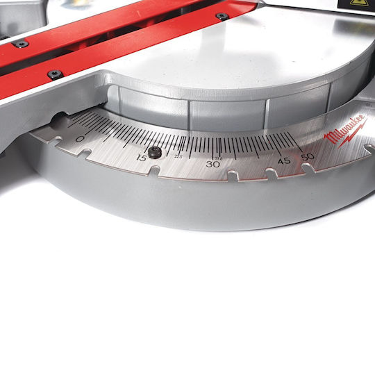 Milwaukee M18 SMS216-0 Battery Miter Saw Sliding with Laser Cutting Guide and 216mm Disc Diameter Solo