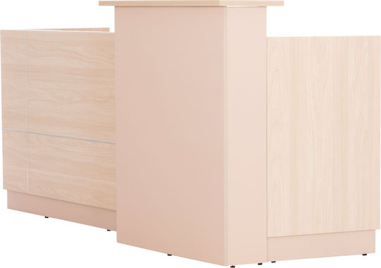 HomeMarkt Büroempfang mit Abmessungen L240xB80xH106cm