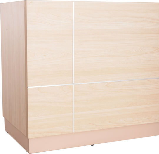 HomeMarkt Büroempfang mit Abmessungen L240xB80xH106cm