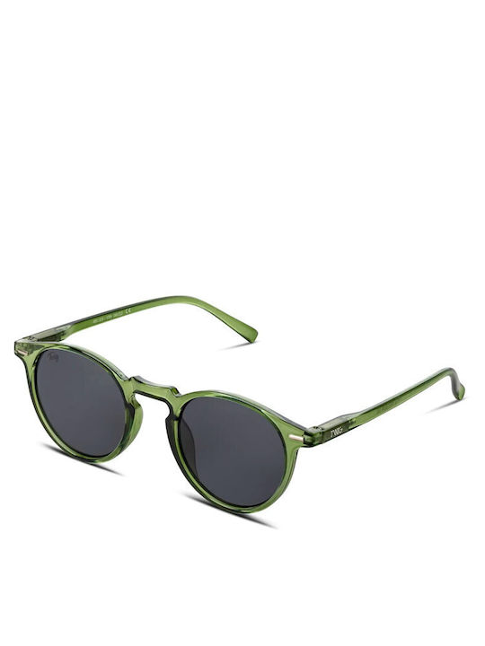 Twig Watson Unisex Sunglasses with Green Plastic Frame WAS03