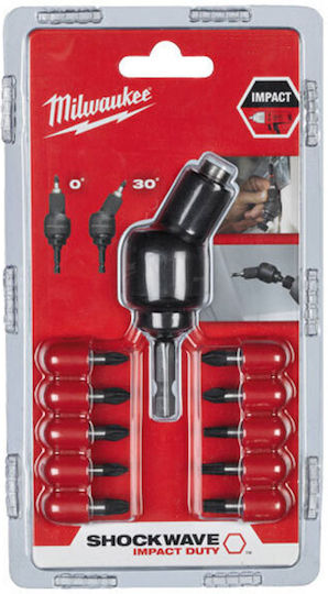 Milwaukee Knuckle Colțar Mandrină Hexagonală 1/4" cu 10 nipluri