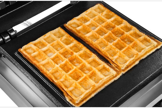 Rectangular Waffle Maker 2 Belgian Waffles