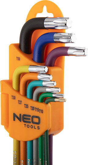 Neo Tools Сет от 9 Torx ключа във форма L