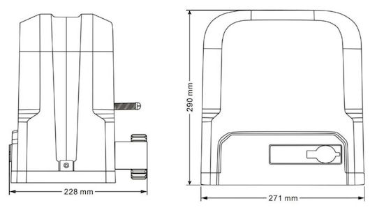 Doorado Sliding Garage Door Motor up to 600kg SLG600-000